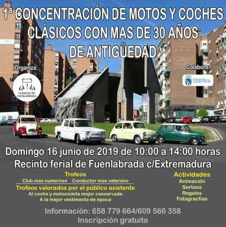 concentraciones coches clasicos Madrid