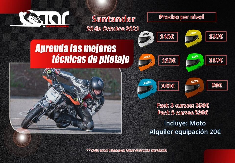 Curso de conducción motos en Santander