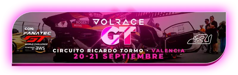Carrera coches GT en Valencia