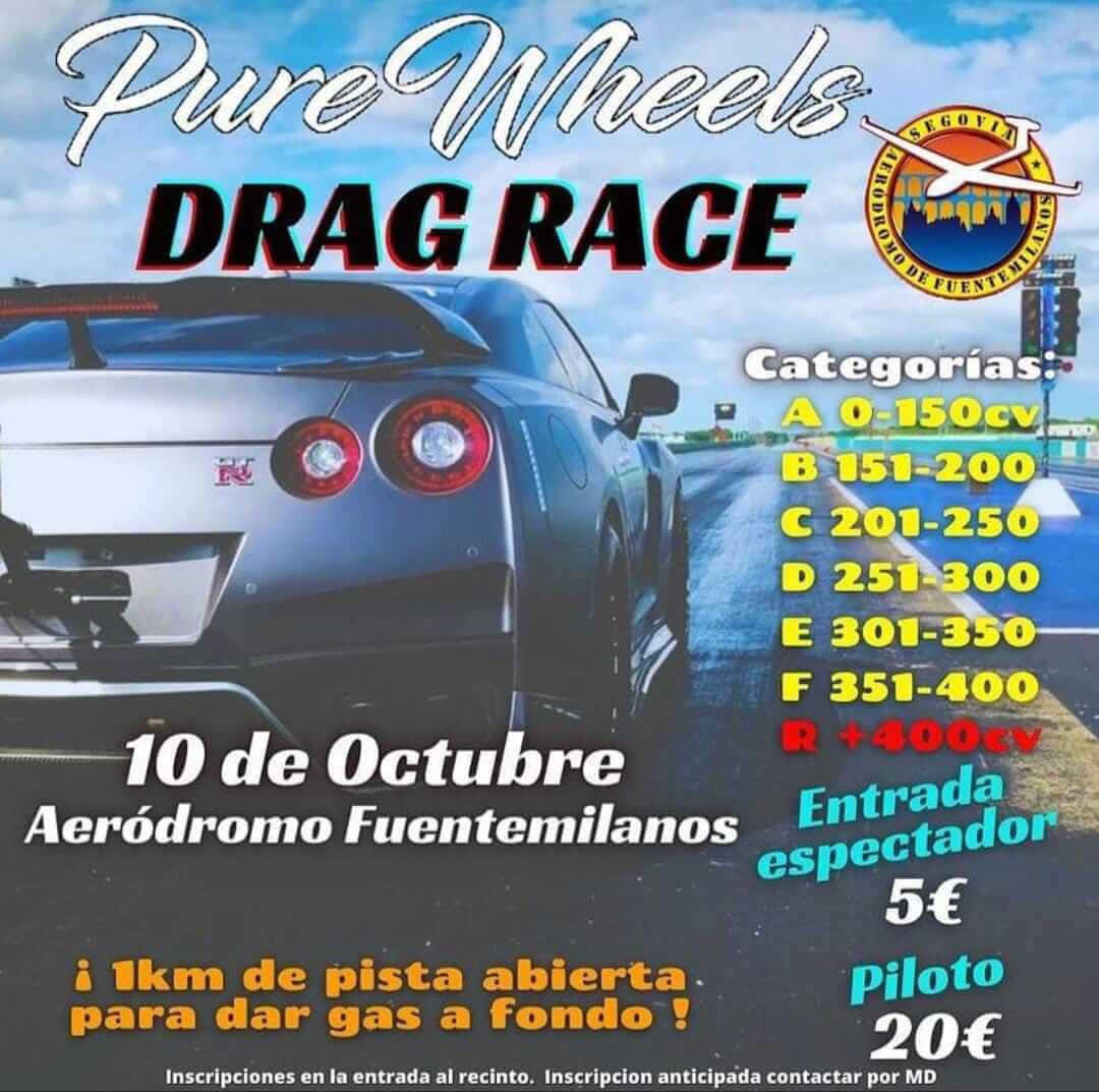 Drag Race en Aeródromo de fuentemilanos, Segovia