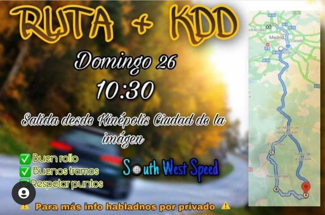 Ruta y KDD Racing en Madrid