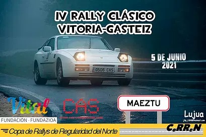Rally Regularidad coches clásicos en Vitoria