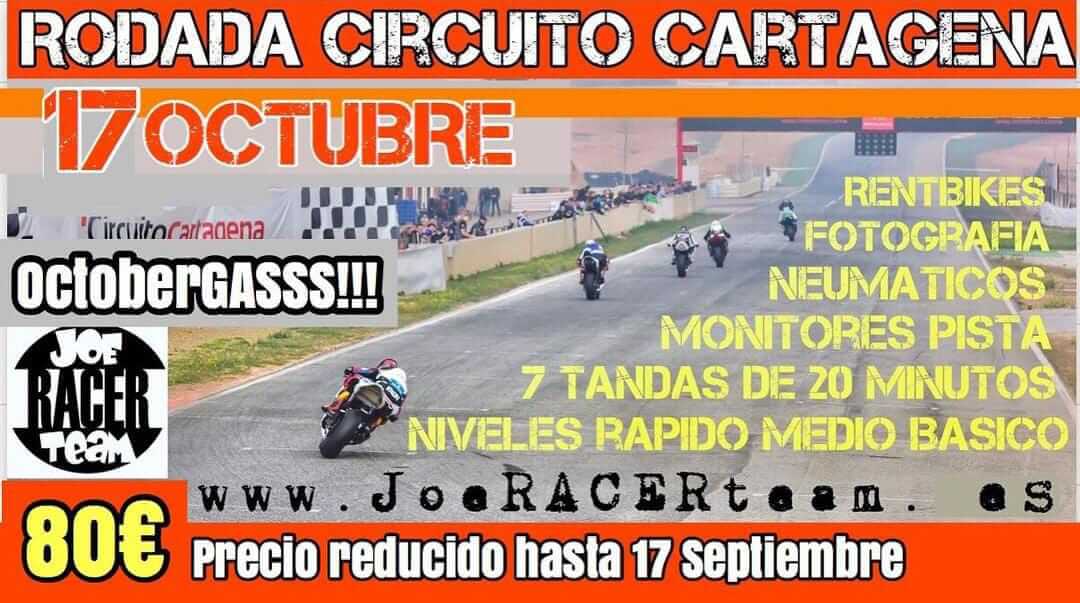 Tandas motos en Circuito de Cartagena, por Joe Racer Team