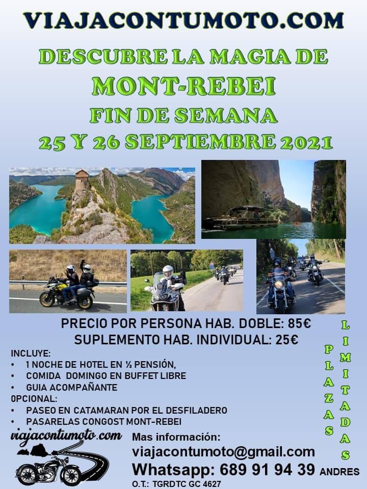 Viaje motero por Mont-Rebei